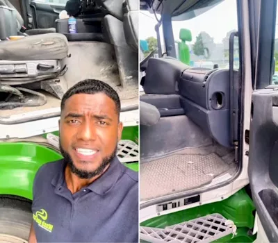 Truck interieur reiniging