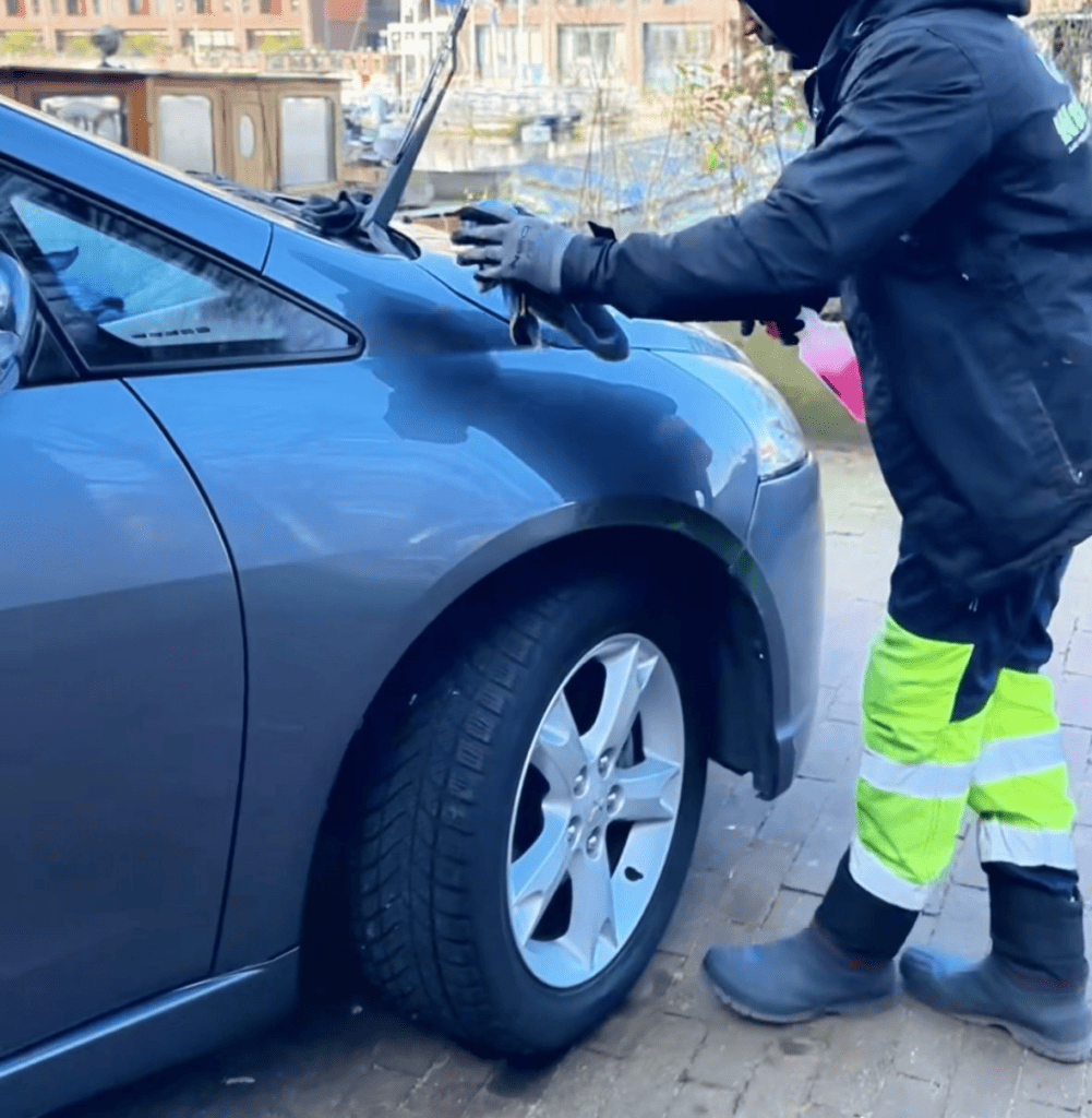 auto wassen en polijsten